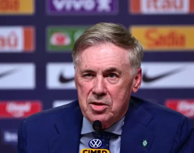 Ancelotti tem menor aprovação antes da Copa entre técnicos do Brasil no século