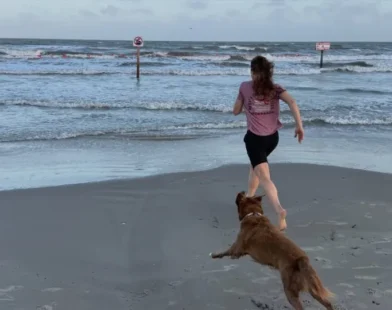 Astronauta mostra reencontro com cadela após viagem de 10 dias até à Lua