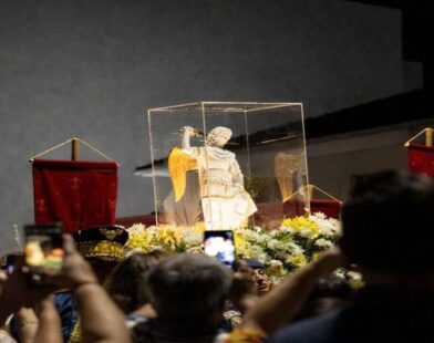 Imagem peregrina de São Miguel Arcanjo chega à Diocese de Leopoldina em missão nacional