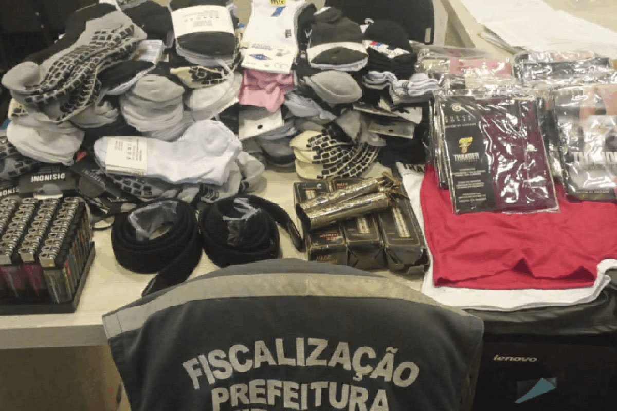 Mais de 3,8 mil itens irregulares são apreendidos no Centro de Juiz de Fora