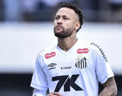 Neymar não participa de último treino e desfalca o Santos contra o Cuenca