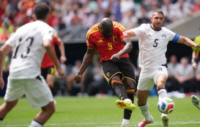 Bélgica busca o empate e evita derrota na estreia da Copa contra o Egito