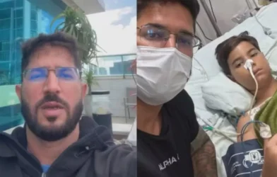 'Risco de infecção ainda é alto', diz pai de menino atacado por tubarão em PE