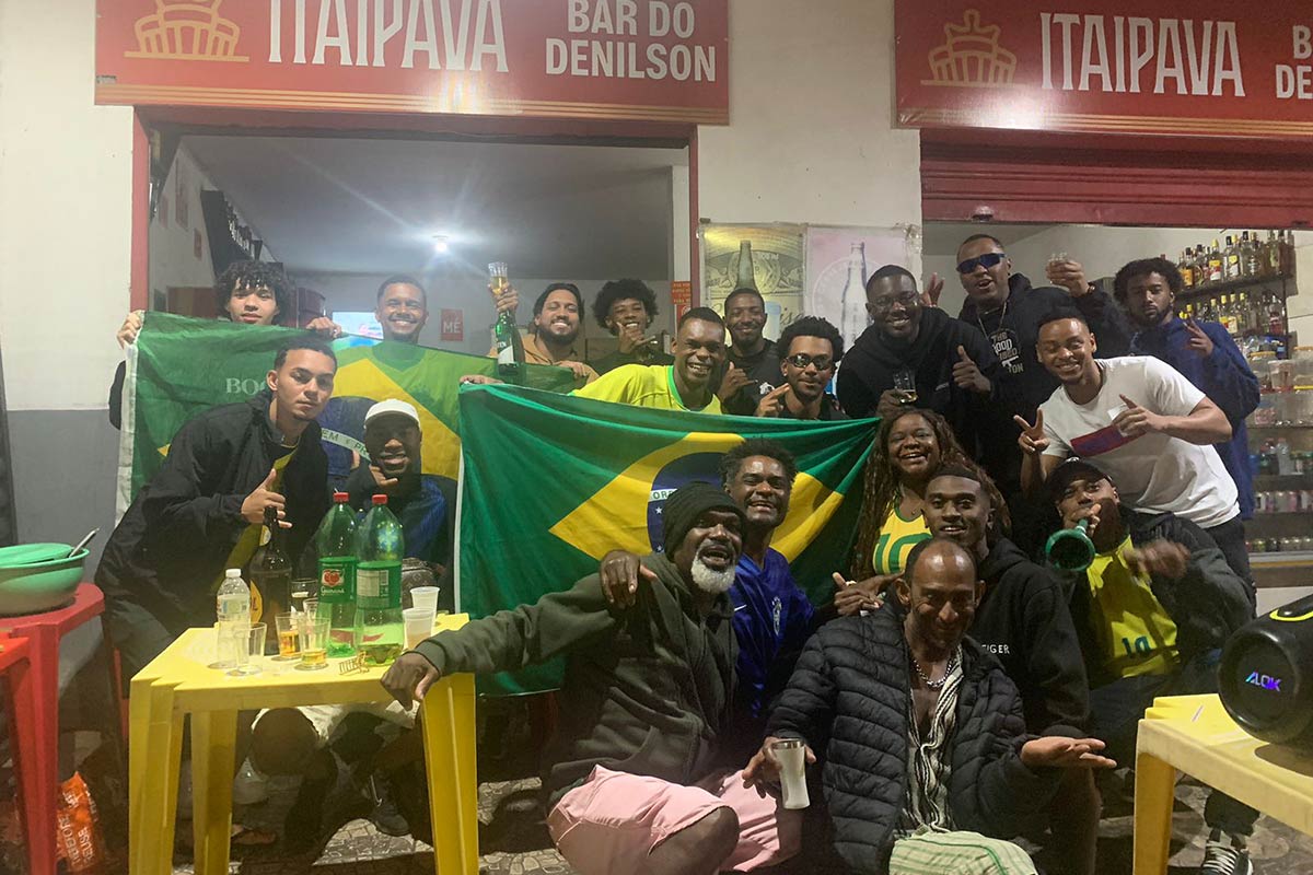 como juiz-foranos assistiram ao empate do Brasil contra o Marrocos
